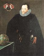 GHEERAERTS, Marcus the Younger Sir Francis Drake Spain oil painting artist